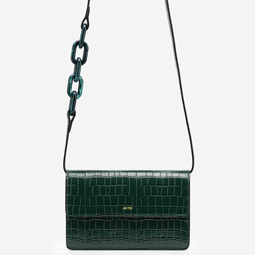 JW Pei Julia Acrylic Chain Crossbody Bag